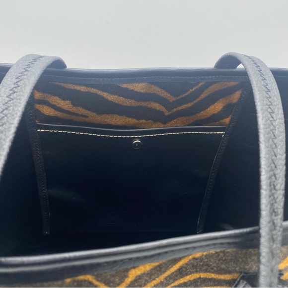 NEW Animal Tiger Skin Print Tote Bag Women Shoulder Handbags PU Leather. - Picture 15 of 16